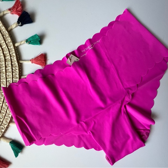 Victoria's Secret No Show Hiphugger Panty Electric Pink XL NEW - Picture 4 of 5